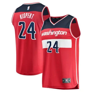 Corey Kispert Washington Wizards Youth Fast Break Replica Player Jersey Haut de gamme Icon Edition Red