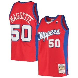 Corey Maggette LA Clippers 2001/02 Hardwood Classics Luxueux Swingman Jersey Red