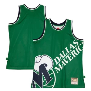 Dallas Mavericks Hardwood Classics Blown Captivant Out Fashion Jersey Green
