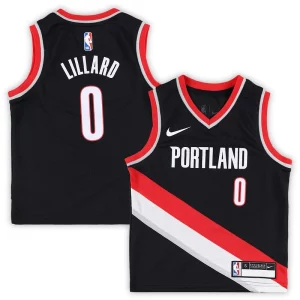 Damian Lillard Portland Trail Blazers Incontournable Nike Preschool Swingman Player Jersey Icon Edition Black