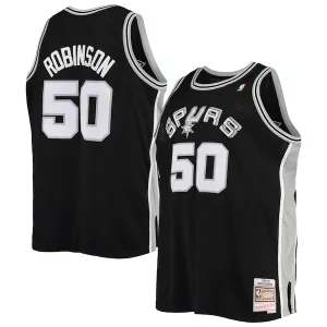 David Robinson San Antonio Spurs 1998/99 Big & Tall Gracieux Hardwood Classics Swingman Jersey Black