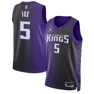 De'Aaron Fox Sacramento Kings Jordan Brand Unisex Swingman Jersey Statement Edition Magnifique Purple