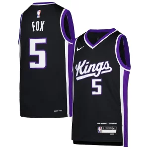 De'Aaron Fox Sacramento Kings Nike Youth Swingman Jersey Bold Icon Edition Purple