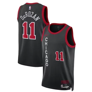 DeMar DeRozan Chicago Bulls Nike Unisex 2023/24 Swingman Jersey Incontournable Black City Edition