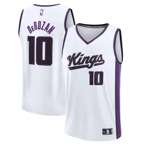 DeMar DeRozan Sacramento Kings Youth Fast Break Uniques Replica Player Jersey Association Edition White