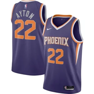 Deandre Ayton Phoenix Suns Nike 2020/21 Swingman Player Jersey Icon Gracieux Edition Purple
