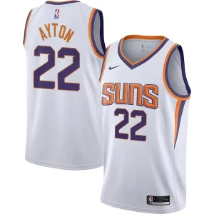 Deandre Ayton Phoenix Exquisite Suns Nike Youth Swingman Jersey Association Edition White/Purple