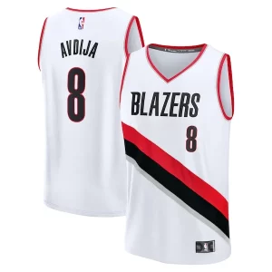 Deni Avdija Portland Trail Blazers Fast Break Replica Player Jersey Association Splendide Edition White