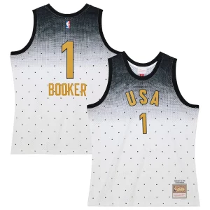 Devin Stylish Booker Team USA 2016 Hardwood Classics Rising Stars Swingman Jersey White