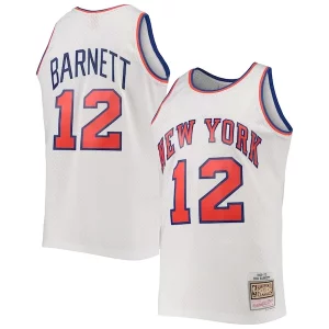 Dick Vibrant Barnett New York Knicks 1969/70 Hardwood Classics Swingman Jersey White