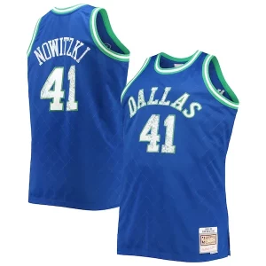 Dirk Nowitzki Dallas Mavericks Big & Tall Splendide 1998/99 NBA 75th Anniversary Diamond Swingman Jersey Blue