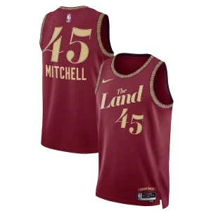 Donovan Mitchell Cleveland Cavaliers Nike Unisex Sophistiqué 2023/24 Swingman Jersey Wine City Edition