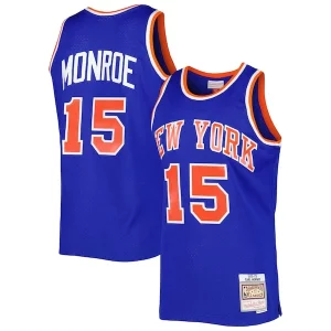 Earl Monroe New York Knicks 2001/02 Hardwood Classics Swingman Prime Jersey Blue