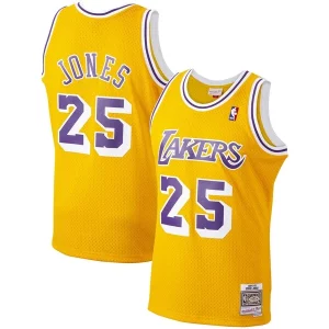 Ed Jones Los Angeles Lakers Éclatant 1994/95 Hardwood Classics Swingman Jersey Gold
