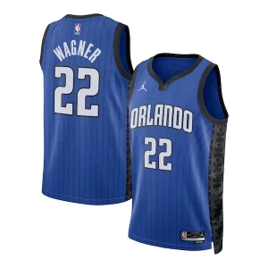 Franz Wagner Orlando Magic Commémoratif Jordan Brand Unisex Swingman Jersey Statement Edition Blue
