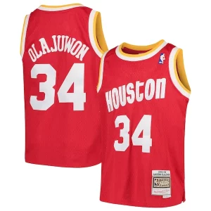 Hakeem Olajuwon Houston Rockets Exclusif Youth Swingman Throwback Jersey Red