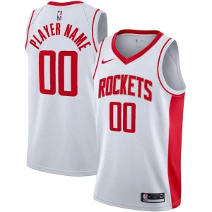 Houston Personalisable Rockets Nike 2020/21 Swingman Custom Jersey Association Edition White