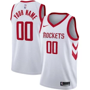 Houston Rockets Nike Swingman Custom Magnifique Jersey Association Edition White