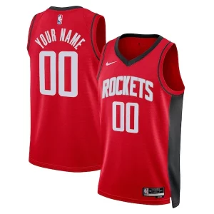 Houston Rockets Nike Unisex Swingman Custom Jersey Red Icon Edition Classique