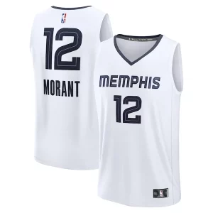 Ja Morant Memphis Grizzlies Fast Break Replica Player Jersey Association Magnifique Edition White