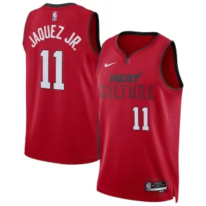 Jaime Jaquez Jr. Miami Heat Nike Unisex 2024/25 Swingman Player Dashing Jersey City Edition Red