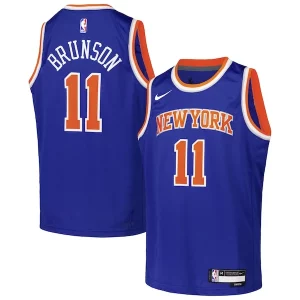 Jalen Brunson New York Knicks Nike Youth Swingman Jersey Icon Edition Blue Tendance