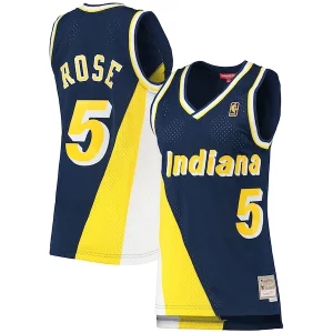 Jalen Rose Indiana Pacers Women's 1996/97 Commémoratif Hardwood Classics Swingman Jersey Navy
