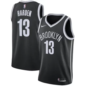 James Harden Brooklyn Nets Nike Luxueux 2020/21 Swingman Jersey Black Icon Edition