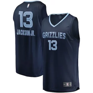 Jaren Jackson Jr. Memphis Grizzlies Replica Fast Break Jersey Authentique Navy Icon Edition