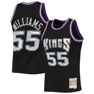 Jason Williams Sacramento Kings 2000/01 Hardwood Classics NBA 75th Anniversary Diamond Swingman Jersey Dashing Black