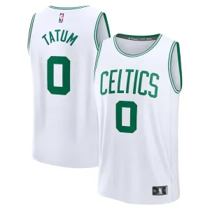 Jayson Tatum Boston Celtics Collectible Youth Fast Break Replica Player Jersey Association Edition White
