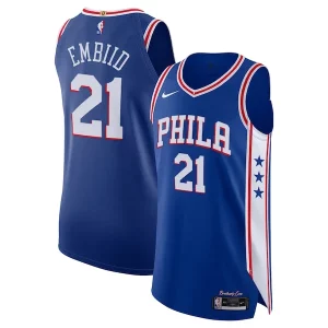 Joel Embiid Philadelphia 76ers Nike Authentic Jersey Association Edition Royal Superbe