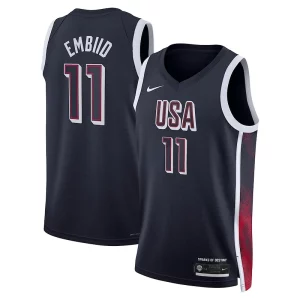 Joel Embiid Unisex Nike Men's USA Basketball 2024 Swingman Player Jersey Navy Bold