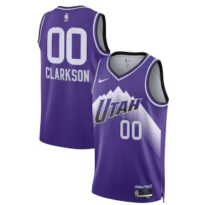 Jordan Clarkson Utah Jazz Nike Unisex 2023/24 Swingman Bold Jersey Purple City Edition