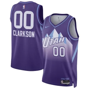 Jordan Clarkson Utah Jazz Nike Unisex Exquisite 2024/25 Swingman Player Jersey City Edition Purple