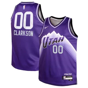 Jordan Clarkson Utah Jazz Nike Youth Swingman Replica Jersey City Edition Admirable Purple