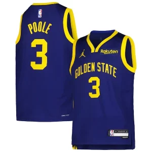 Jordan Poole Magnifique Golden State Warriors Youth 2022/23 Swingman Jersey Navy Statement Edition