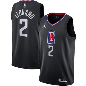 Kawhi Leonard LA Clippers Jordan Brand 2020/21 Swingman Jersey Statement Classique Edition Black