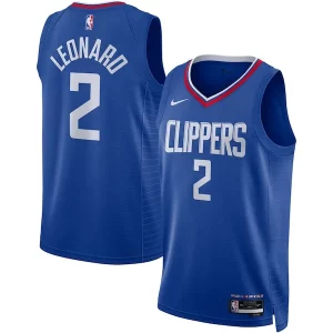 Kawhi Leonard LA Clippers Nike Unisex Notable Swingman Jersey Icon Edition Royal/White