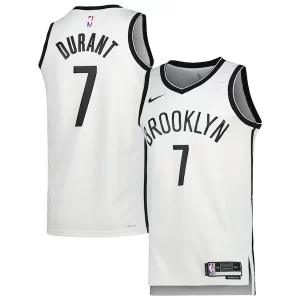 Kevin Durant Brooklyn Nets Nike Unisex Exquisite Swingman Jersey Association Edition White/Black