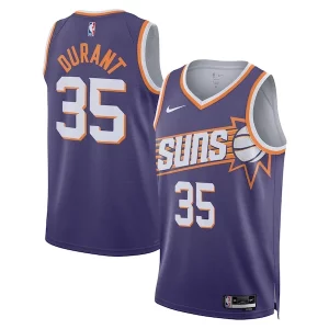 Kevin Durant Phoenix Suns Nike Unisex Vibrant Swingman Jersey Icon Edition Purple/White