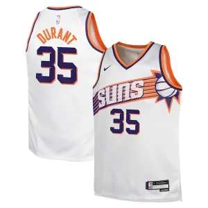 Kevin Durant Phoenix Suns Nike Youth Swingman Jersey Association Edition Bold White