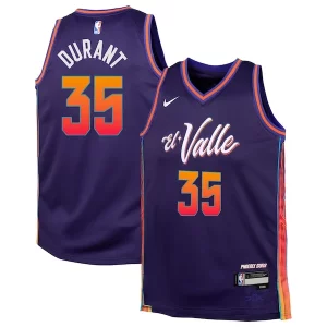 Kevin Durant Phoenix Suns Nike Youth Swingman Collectible Replica Jersey City Edition Purple