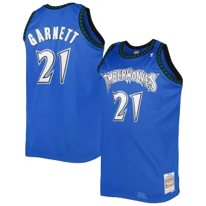 Kevin Exclusif Garnett Minnesota Timberwolves Big & Tall Hardwood Classics 2003/04 Swingman Jersey Blue