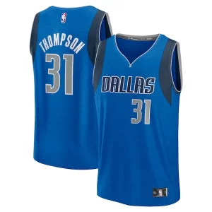 Klay Thompson Dallas Mavericks Youth Fast Éclatant Break Replica Player Jersey Icon Edition Blue