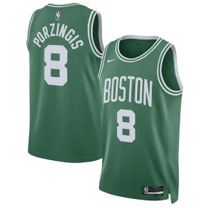 Kristaps Porzingis Boston Celtics Nike Unisex Swingman Jersey Icon Edition Classique Kelly Green