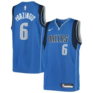 Kristaps Porzingis Dallas Mavericks Haut de gamme Nike Youth Swingman Jersey Icon Edition Blue