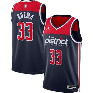 Kyle Kuzma Washington Wizards Jordan Brand Unisex Swingman Jersey Statement Edition Unique Navy