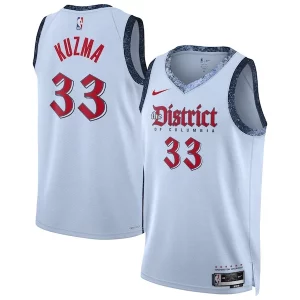 Kyle Kuzma Washington Wizards Nike Unisex 2024/25 Swingman Player Jersey City Edition Refiné Powder Blue