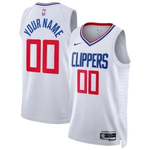 LA Clippers Nike Unisex Swingman Custom Jersey White Association Edition Notable